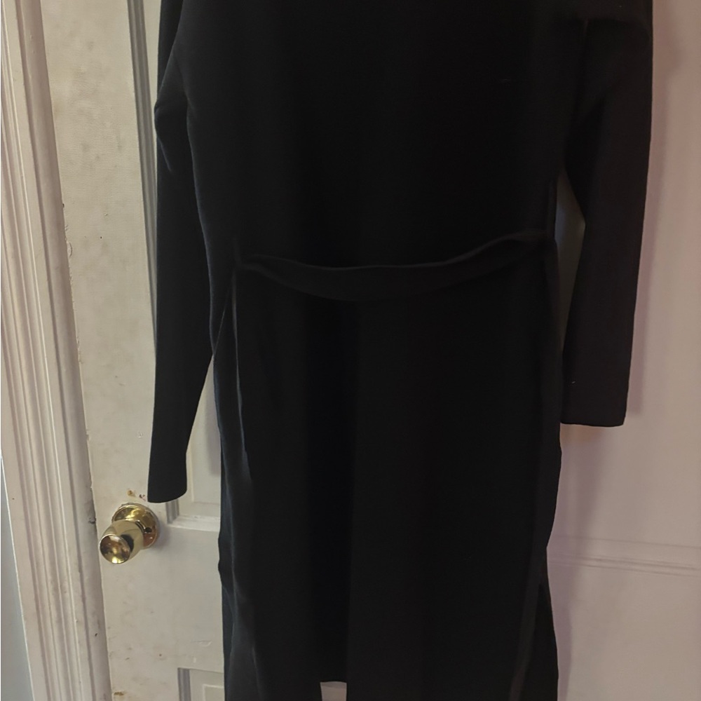 Elegant Black Long Sleeve cardigan